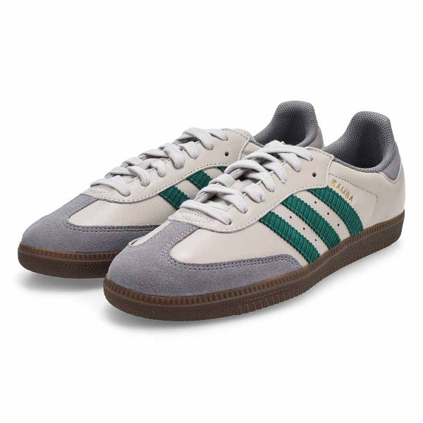 Men's Samba OG Lace Up Sneaker - Grey One/Collegiate Green/Gum5