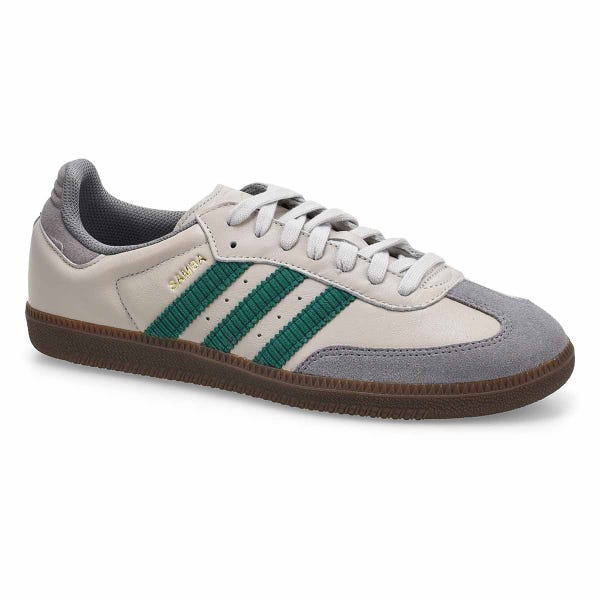 Men's Samba OG Lace Up Sneaker - Grey One/Collegiate Green/Gum5