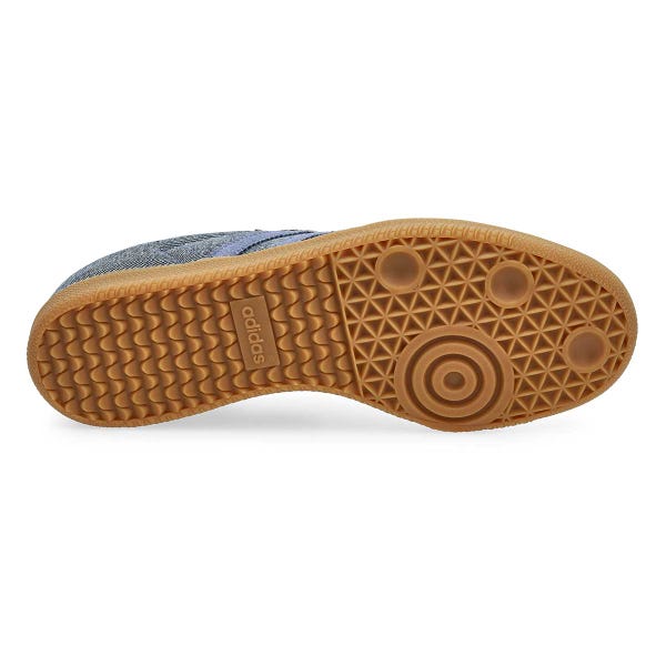 Men's Samba OG Lace Up Sneaker - Blue Denim/Gum4
