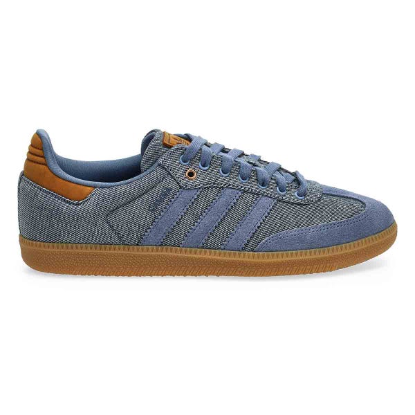 Men's Samba OG Lace Up Sneaker - Blue Denim/Gum4