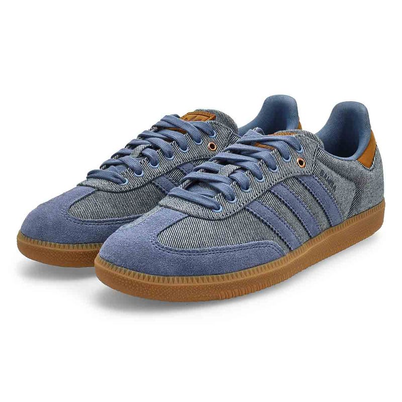 Men's Samba OG Lace Up Sneaker - Blue Denim/Gum4