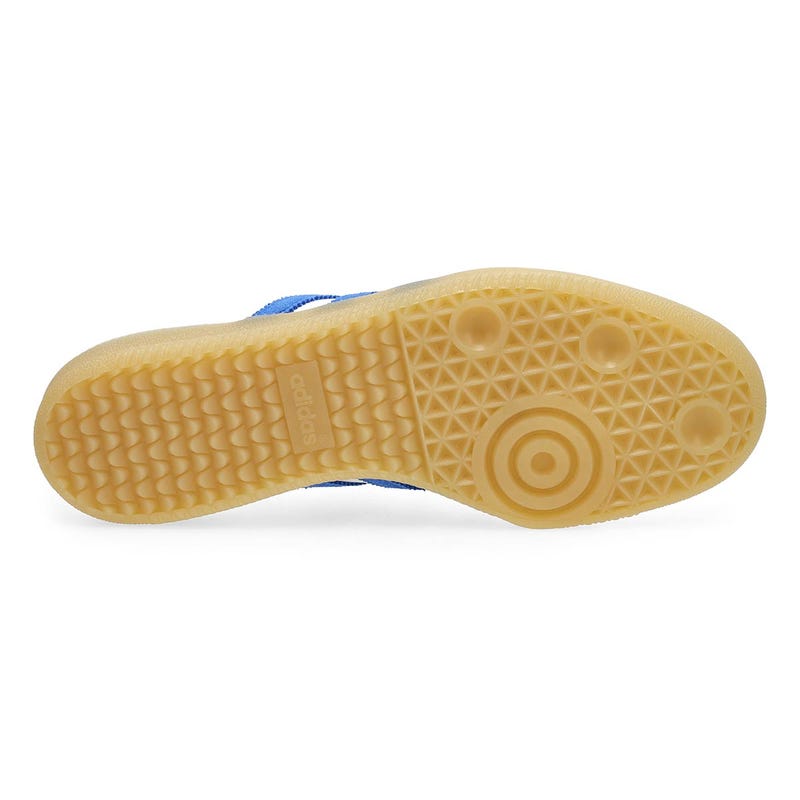 Men's Samba OG Lace Up Sneaker - Cloud White/Blue/Gum3