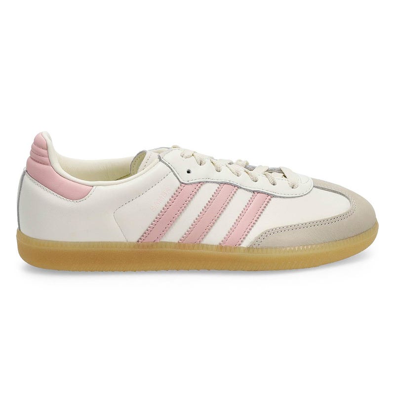 Women's Samba OG Lace Up Sneaker - Off White/Sandy Pink/Gum3