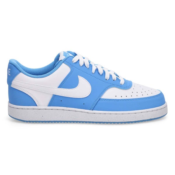 Men's Court Version Lo V2 Lace Up Sneaker - Univ Blue/White