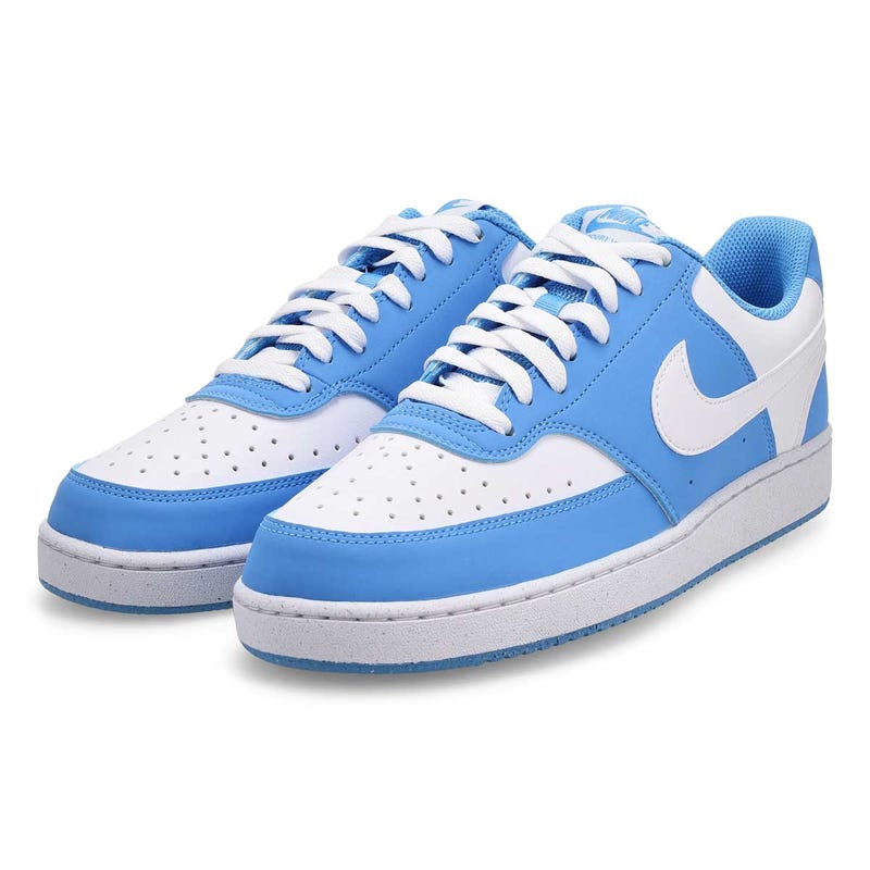 Men's Court Version Lo V2 Lace Up Sneaker - Univ Blue/White