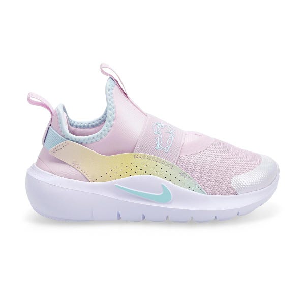 Espadrille à enfiler Flex Runner 4 PS pour filles - Lilas délavé/Bleu glacier/Blanc