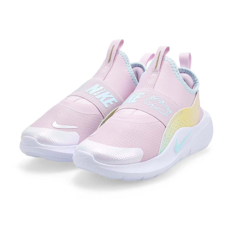 Espadrille à enfiler Flex Runner 4 PS pour filles - Lilas délavé/Bleu glacier/Blanc