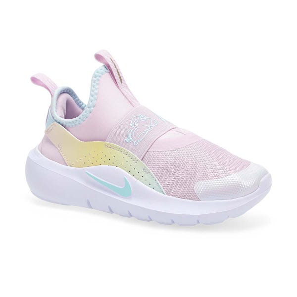 Espadrille à enfiler Flex Runner 4 PS pour filles - Lilas délavé/Bleu glacier/Blanc
