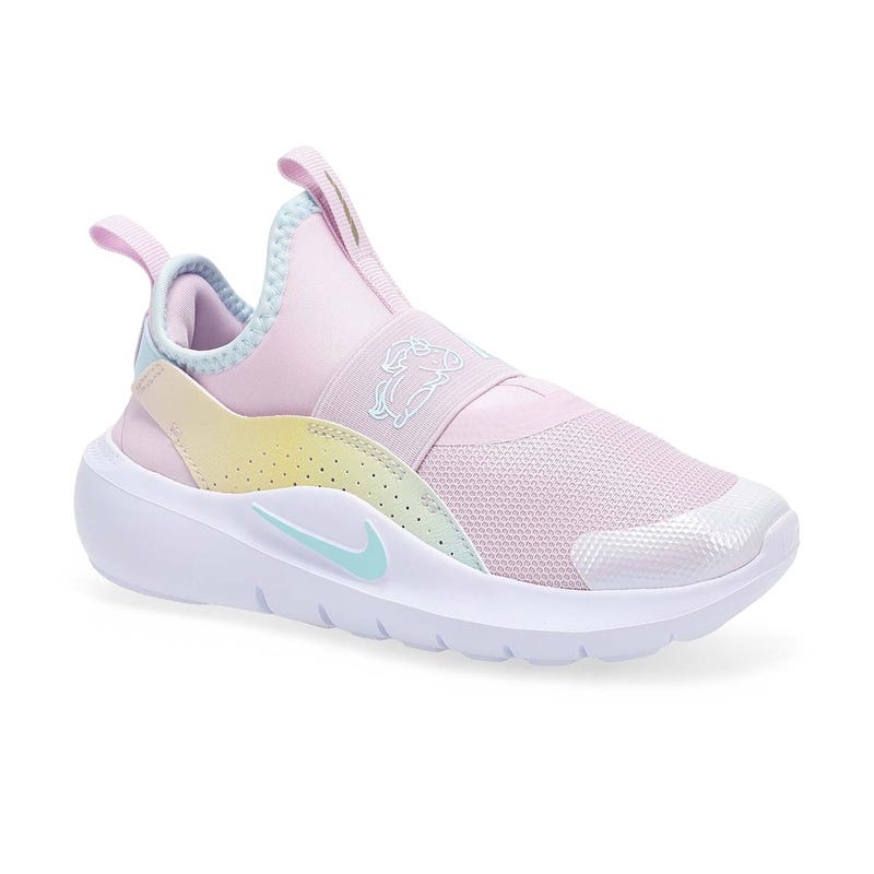 Espadrille à enfiler Flex Runner 4 PS pour filles - Lilas délavé/Bleu glacier/Blanc