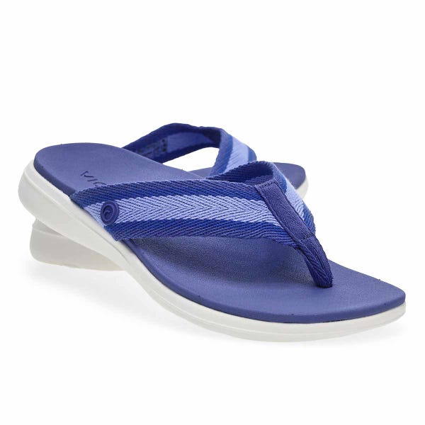 Tong décontractée INDIGO, bleu marlin/multi, femme