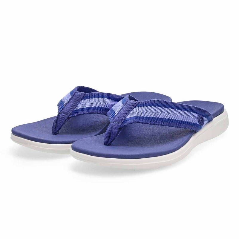 Tong décontractée INDIGO, bleu marlin/multi, femme