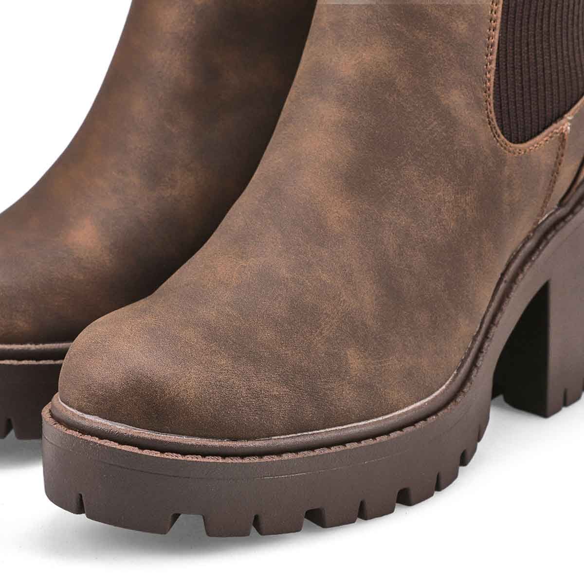 Women's Ingrid Platform Ankle Boot - Dark Brown