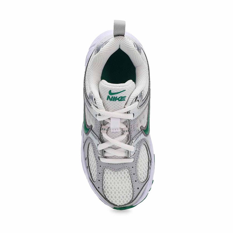 Boys'  V5 BP Performance Sneaker - White/Malachite/Vast Grey/Metalic Silver