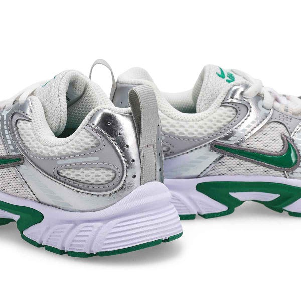 Boys'  V5 BP Performance Sneaker - White/Malachite/Vast Grey/Metalic Silver