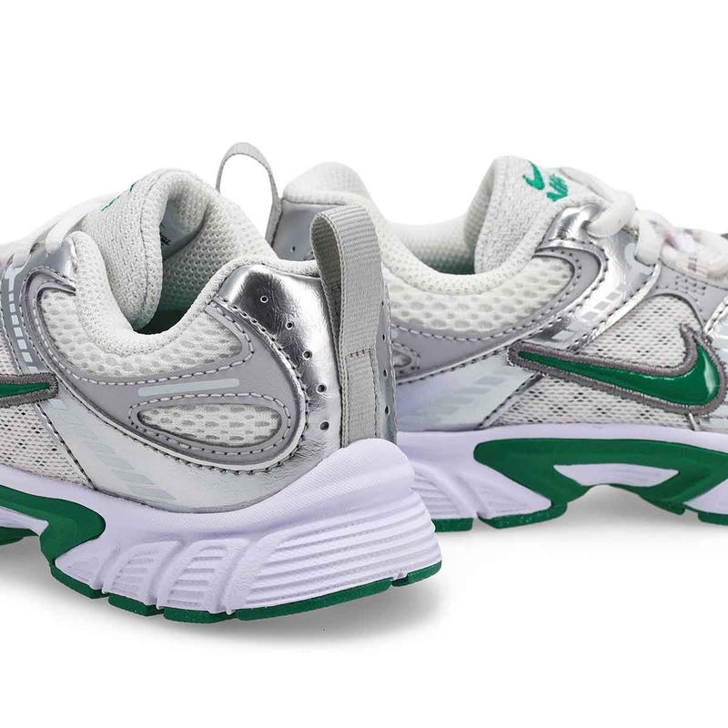 Boys'  V5 BP Performance Sneaker - White/Malachite/Vast Grey/Metalic Silver