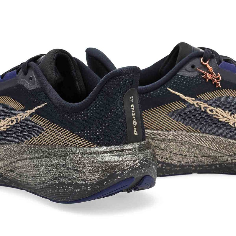 Women's Pegasus 42 Keely Hodgkinson Performance Sneaker - Summit White/Metallic Silver/Sail/Black.
