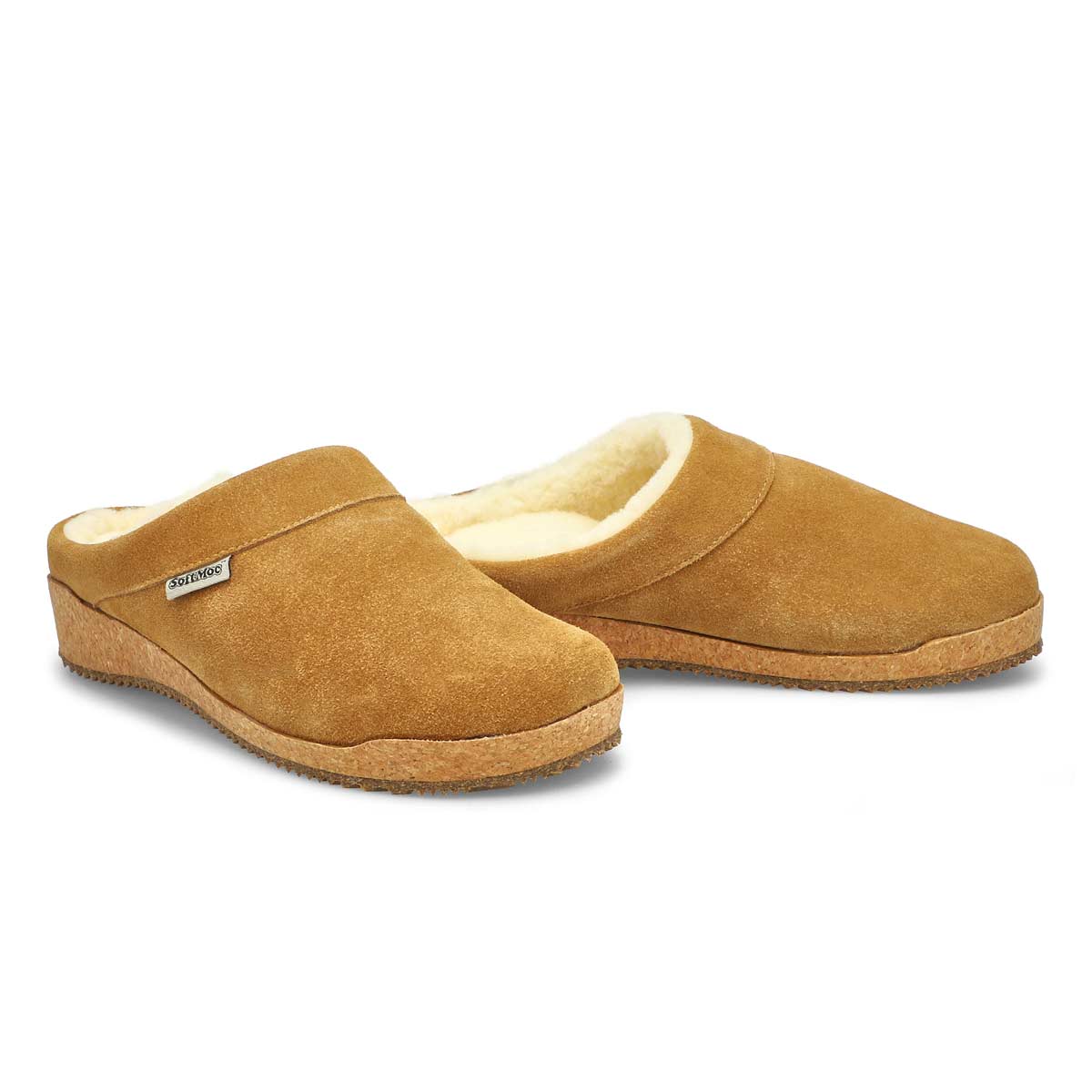 Women's Ivy Suede Clog Slipper - Chestnut