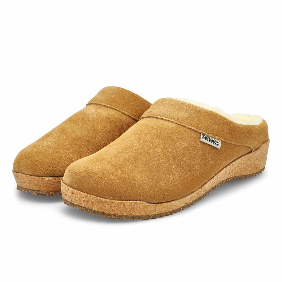 Women's Ivy Suede Clog Slipper - Chestnut