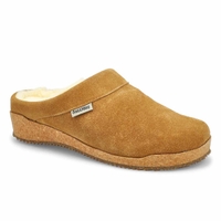 Women's Ivy Suede Clog Slipper - Chestnut