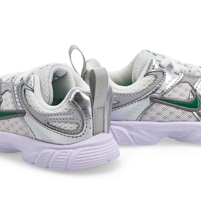 Infants' B V5 BT Performance Sneaker - White/Malachite/Vast Grey/Metalic Silver