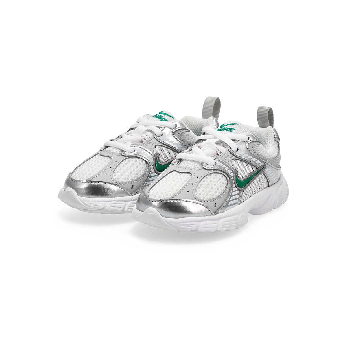 Baskets de performance V5 BT, blanc/malachite/gris