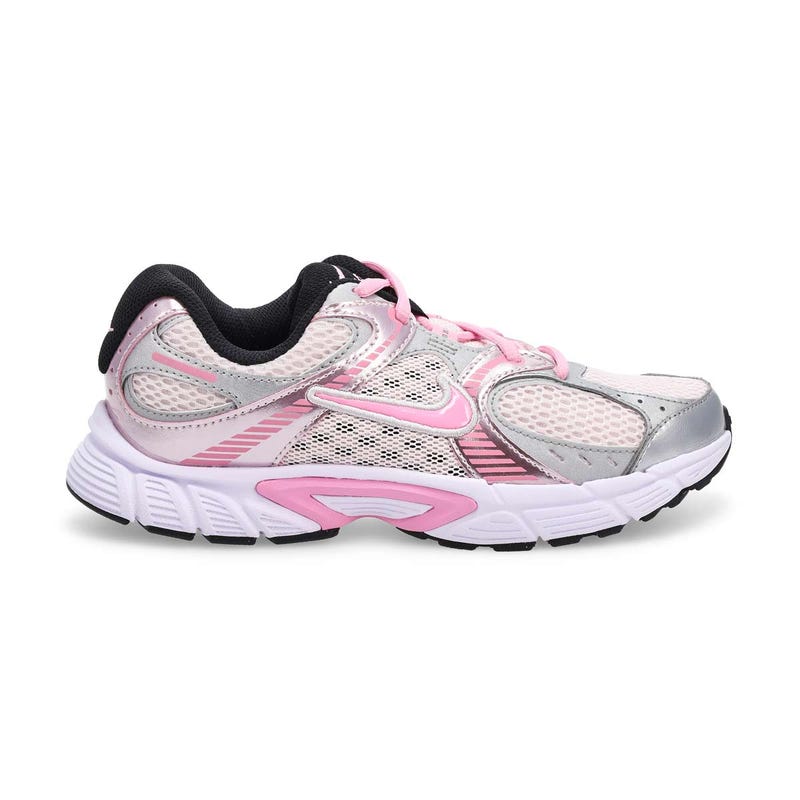 Girls'  V5 RNR BG Performance Sneaker - Pearl Pink/Pink Rise/Metallic Silver