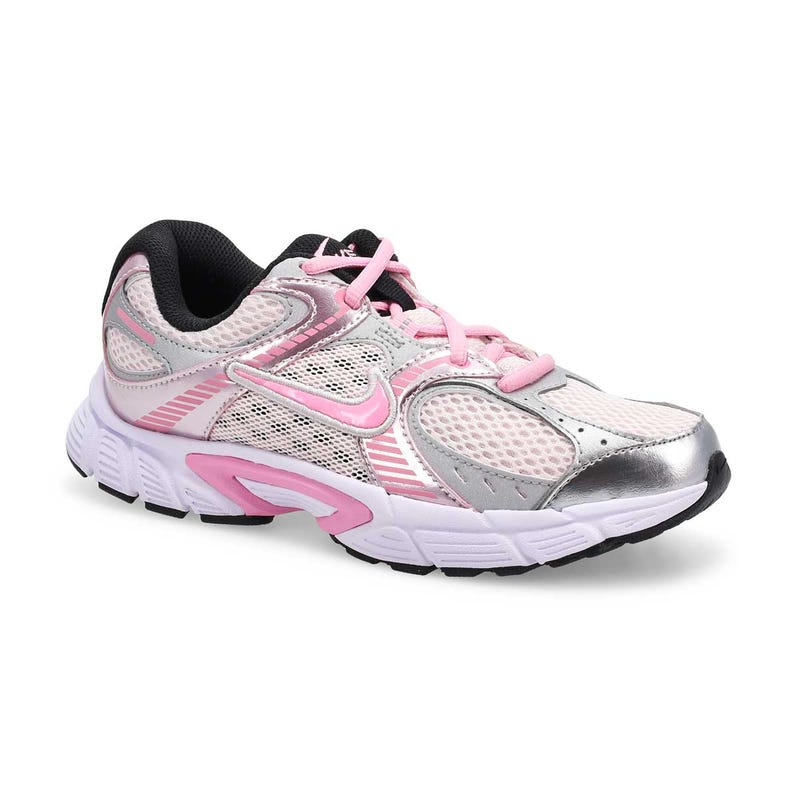 Girls'  V5 RNR BG Performance Sneaker - Pearl Pink/Pink Rise/Metallic Silver