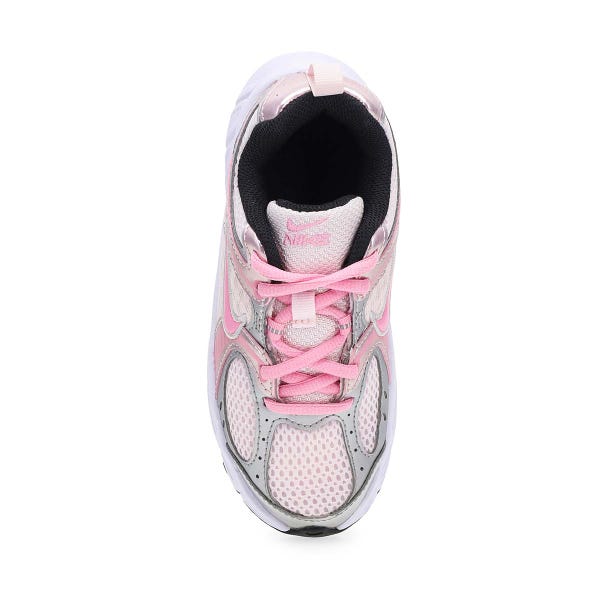 Girls'  V5 RNR Lace BP Performance Sneaker - Pearl Pink/Pink Rise/Metallic Silver