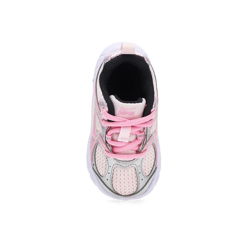 Infants'  V5 RNR Lace BT Performance Sneaker - Pearl Pink/Pink Rise/Metallic Silver