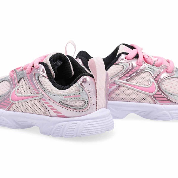 Infants'  V5 RNR Lace BT Performance Sneaker - Pearl Pink/Pink Rise/Metallic Silver