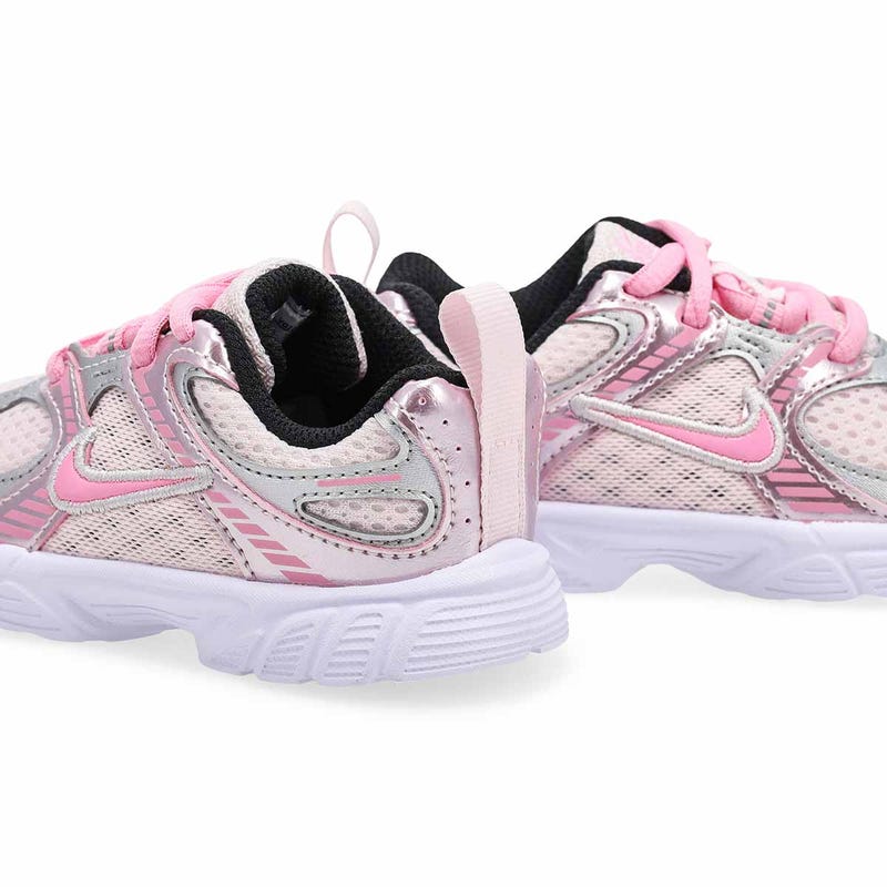 Infants'  V5 RNR Lace BT Performance Sneaker - Pearl Pink/Pink Rise/Metallic Silver