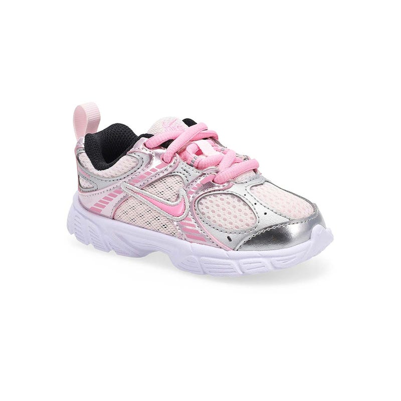 Infants'  V5 RNR Lace BT Performance Sneaker - Pearl Pink/Pink Rise/Metallic Silver