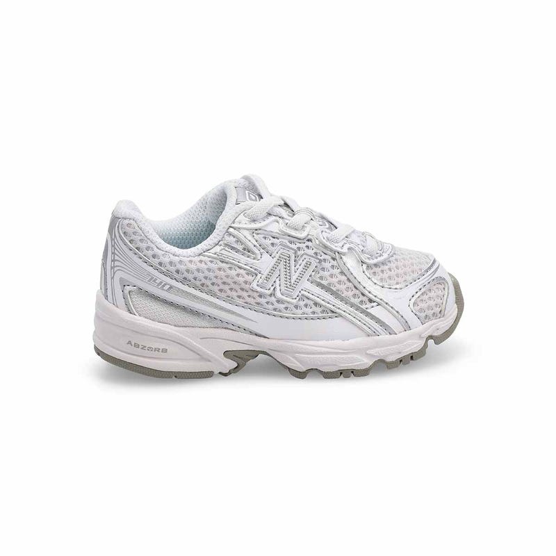 Baskets à enfiler 740 BUNGEE, blanc/gris, bébés