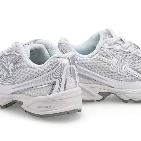 Baskets à enfiler 740 BUNGEE, blanc/gris, bébés