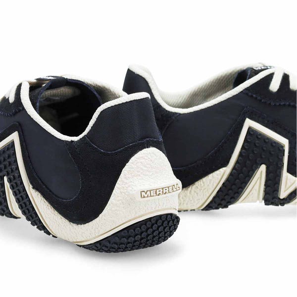 Women's  Relay Fly Vent Lace Up Performance Sneaker - Black/Black