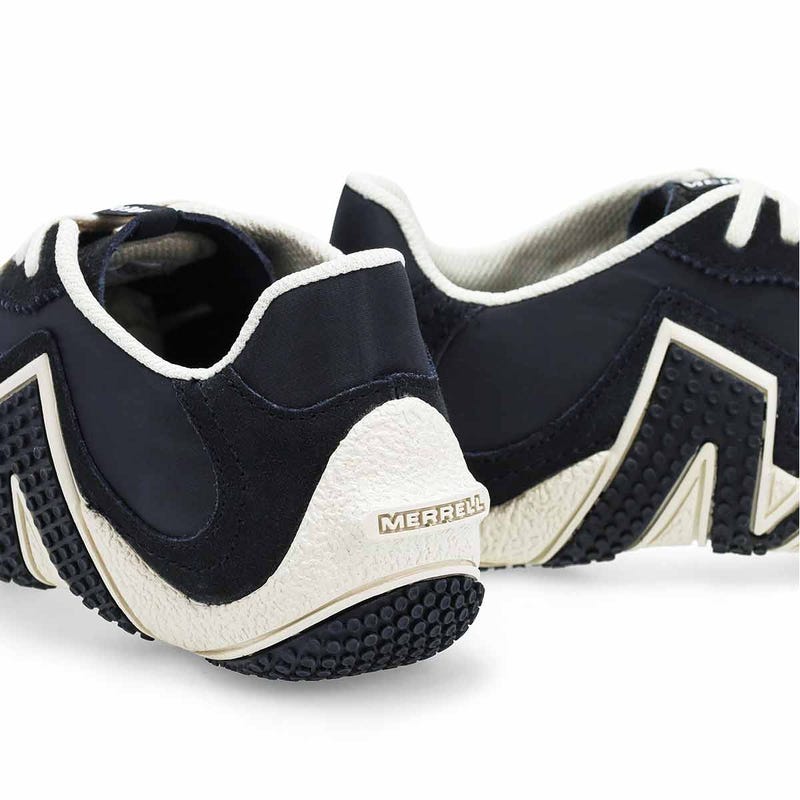 Women's  Relay Fly Vent Lace Up Performance Sneaker - Black/Black