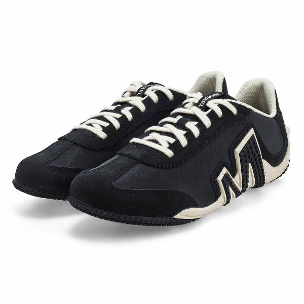 Women's  Relay Fly Vent Lace Up Performance Sneaker - Black/Black