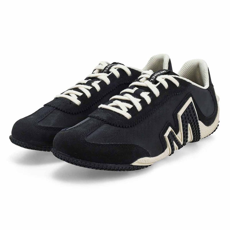 Women's  Relay Fly Vent Lace Up Performance Sneaker - Black/Black