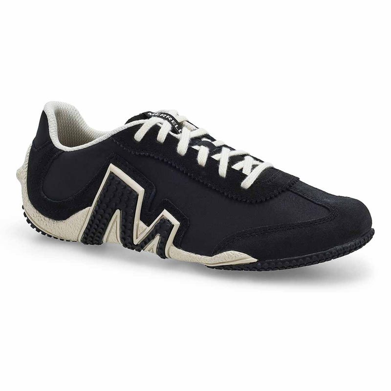 Women's  Relay Fly Vent Lace Up Performance Sneaker - Black/Black
