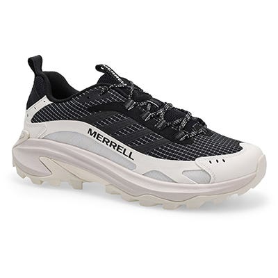 Mns Moab Speed 2 Sport Lace Up Hiking Shoe - Black/White