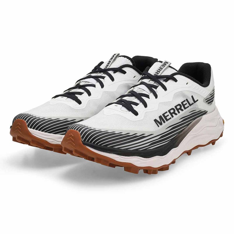 Men's Agility Peak 6 Lace Up Performance Sneaker  - White/Black