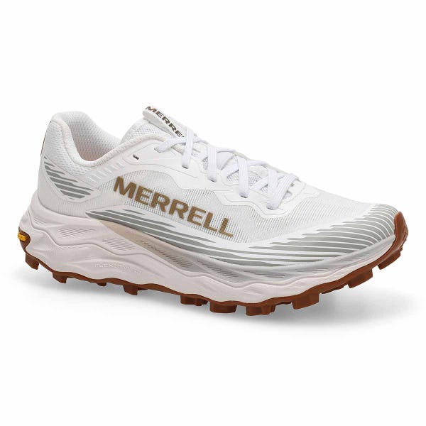 Women's Agility Peak 6 Lace Up Performance Sneaker - White/Gum