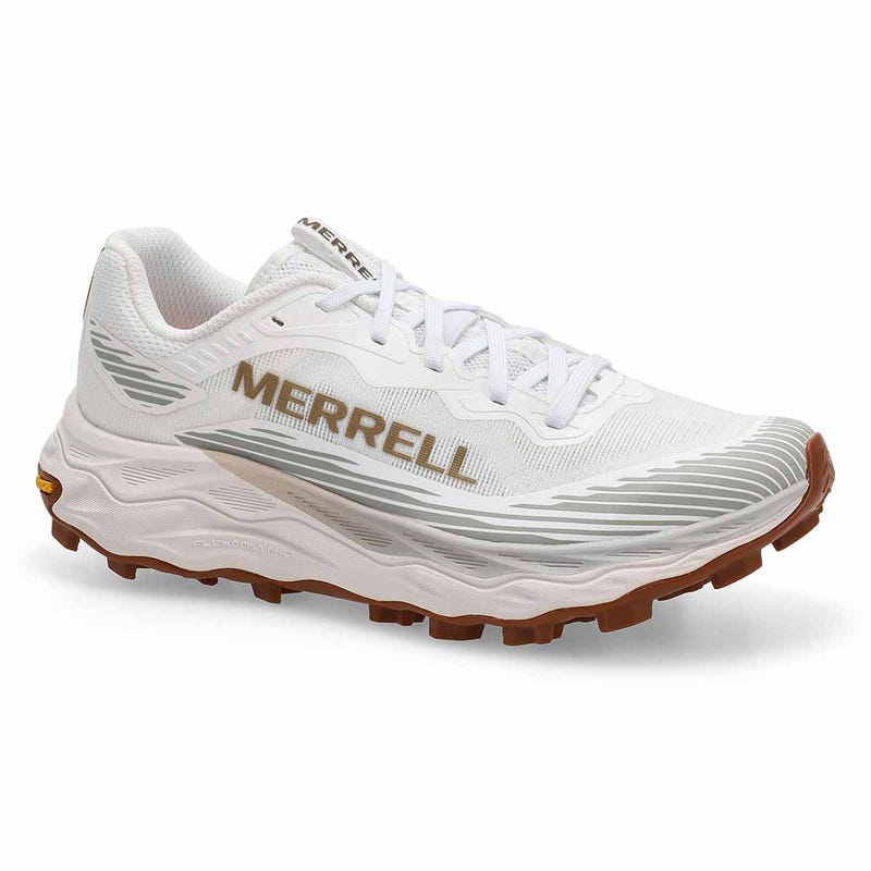 Women's Agility Peak 6 Lace Up Performance Sneaker - White/Gum