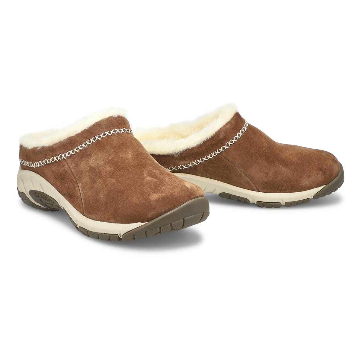 Merrell Women's Encore Ice 4 Clog - Stone | SoftMoc.com