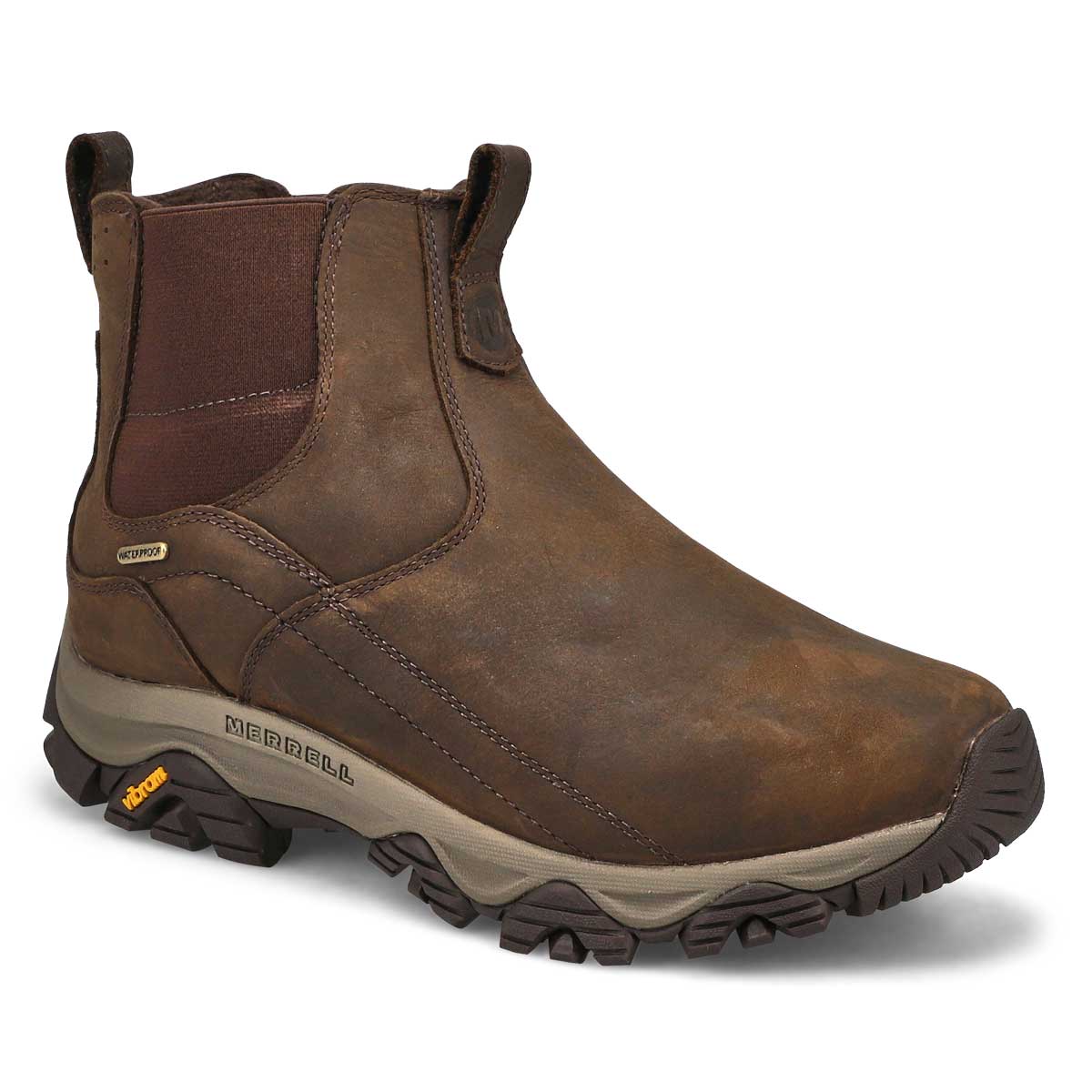 Men's Moab Adventure 3 Chelsea Waterproof Wide Winter Boot - Earth