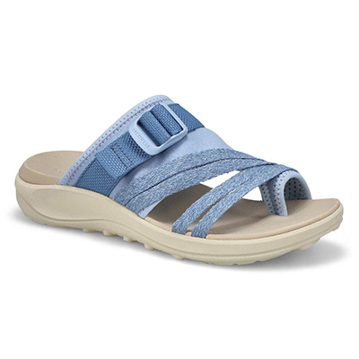 Sandale à passe-orteil District 4 Post, chambray, femmes