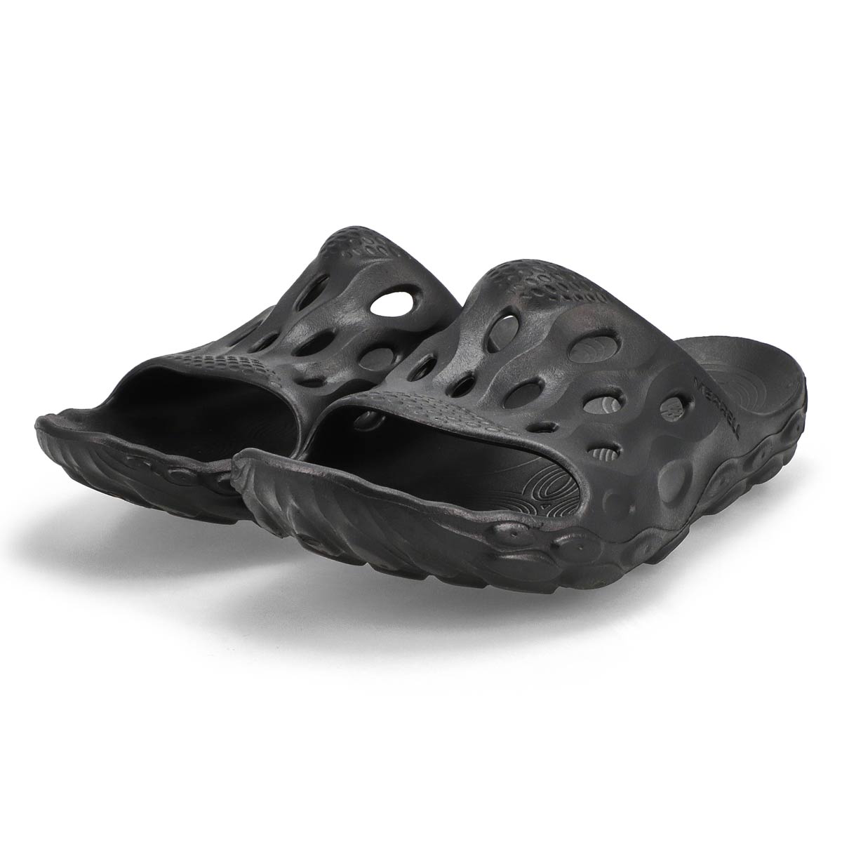 Merrell Mns Hydro Slide Casual Sandal - Black | SoftMoc.com