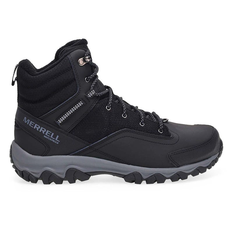 Men's Thermo Akita Mid Waterproof Wide Winter Boot - Black