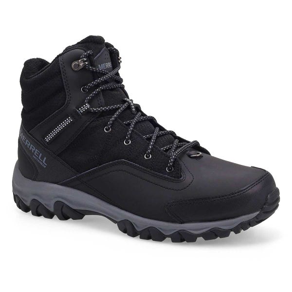 Men's Thermo Akita Mid Waterproof Wide Winter Boot - Black