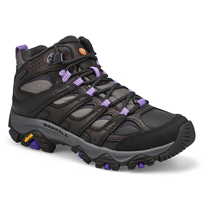 Lds Moab 3 Thermo Mid Waterproof Hiking Shoes - Black/Orchid